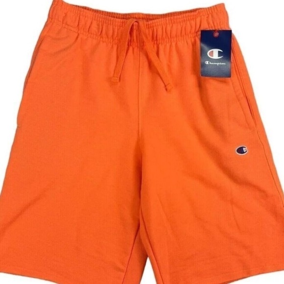 Champion Men's Fleece 10" Shorts - Laser Orange, men’short - Picture 4 of 10